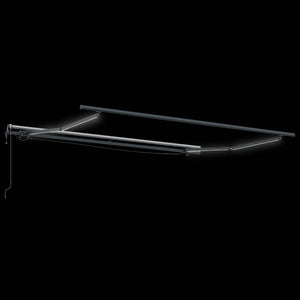 Automatische LED Markise Braun 300x250 cm
