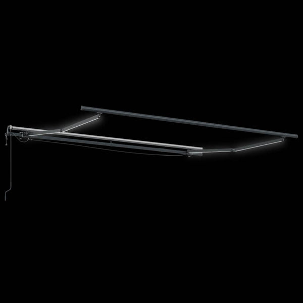 Automatische LED Markise Braun 300x250 cm
