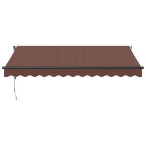 Automatische LED Markise Braun 350x250 cm