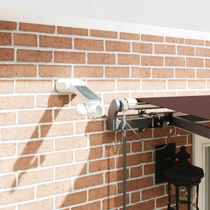 Automatische LED Markise Braun 400x300 cm