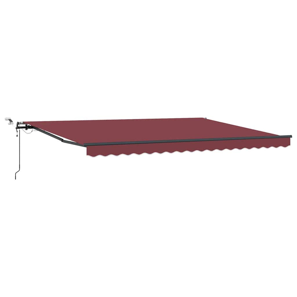 Automatische LED Markise Braun 450x300 cm