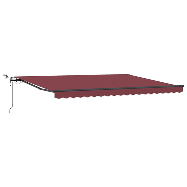 Automatische LED Markise Braun 450x300 cm