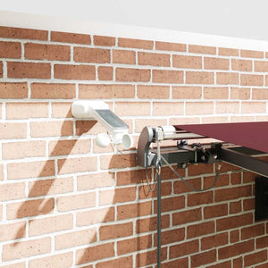 Automatische LED Markise Braun 450x300 cm