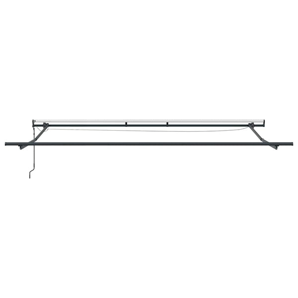 Automatische LED Markise Braun 450x300 cm