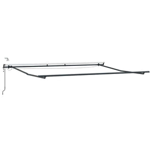 Automatische Markise mit LED Braun 500x300 cm