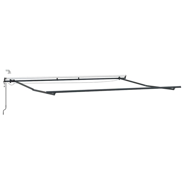 Automatische Markise mit LED Braun 500x300 cm