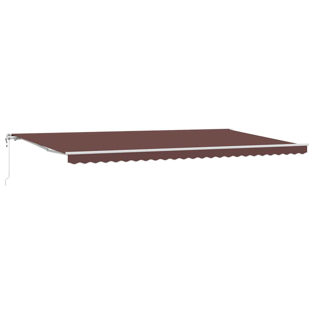 Automatische Markise Braun 600x300 cm