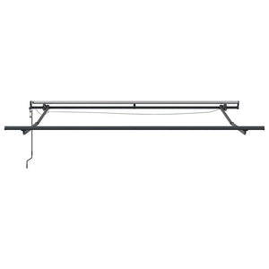 Automatische LED Markise, Anthrazit & Weiß, 300x250 cm