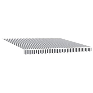 Automatische Markise Anthrazit & Weiß 400x300 cm