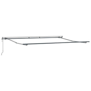 Automatische Markise Anthrazit & Weiß 400x300 cm