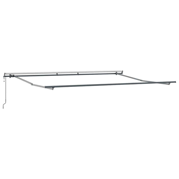 Automatische Markise Anthrazit & Weiß 400x300 cm