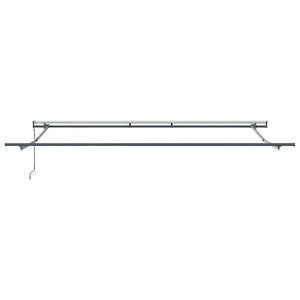 Automatische Markise Anthrazit & Weiß 400x300 cm