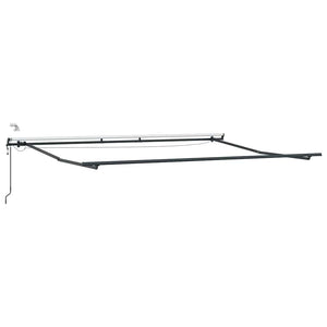 Automatische LED Markise Anthrazit & Weiß 400x300 cm