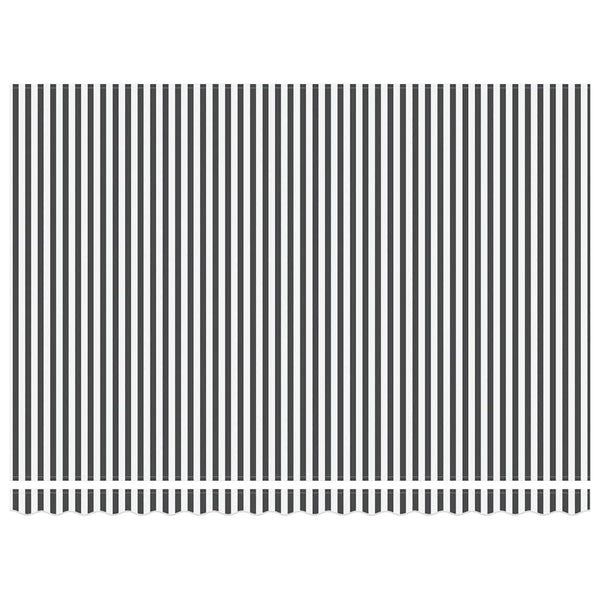 Automatische Markise Anthrazit & Weiß 450x300 cm