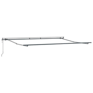 Automatische Markise Anthrazit & Weiß 450x300 cm