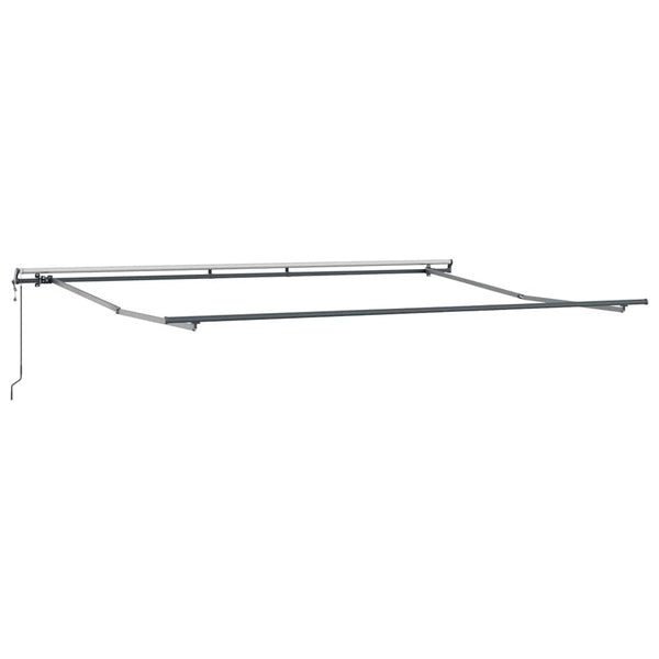 Automatische Markise Anthrazit & Weiß 450x300 cm
