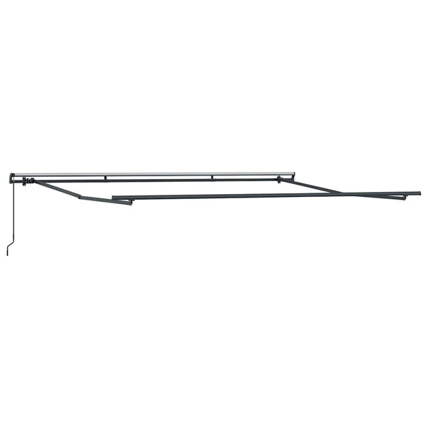 Manuelle Markise Anthrazit & Weiß 500x300 cm