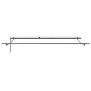 Automatische Markise Anthrazit & Weiß 500x300 cm