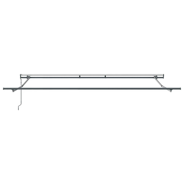 Automatische Markise Anthrazit & Weiß 500x300 cm
