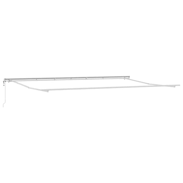 Automatische Einziehbare Markise 600x300 cm Anthrazit/Weiß