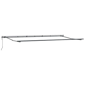 Automatische Markise Anthrazit & Weiß 600x300 cm