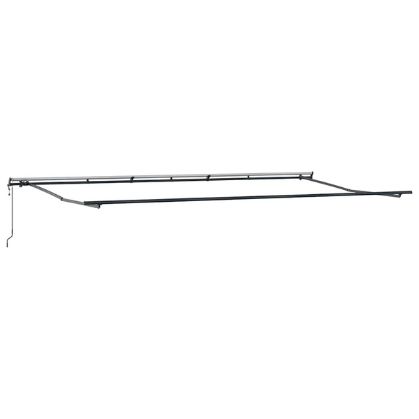 Automatische Markise Anthrazit & Weiß 600x300 cm