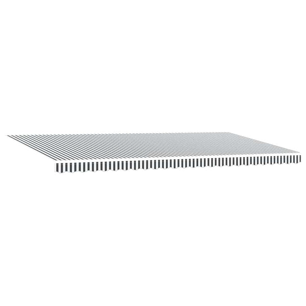 Automatische LED Markise 600x300 cm Anthrazit & Weiß