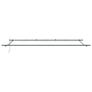 Automatische LED Markise 600x300 cm Anthrazit & Weiß