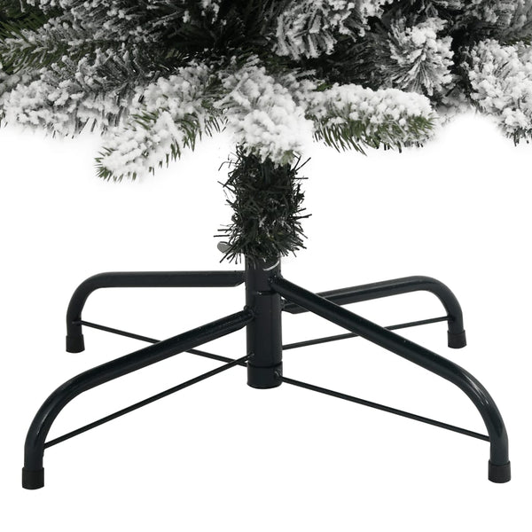 Schlanker, beschneiter Weihnachtsbaum, 150 cm