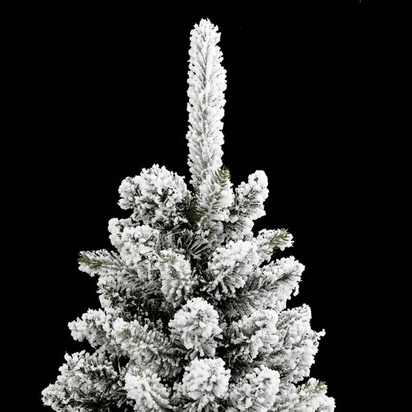 Schlanker, beschneiter Weihnachtsbaum, 150 cm