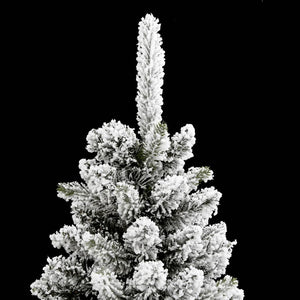 Schlanker, beschneiter Weihnachtsbaum, 180 cm