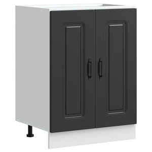 Spülenunterschrank Kalmar Schwarz 60 cm