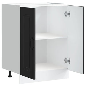Spülenunterschrank Kalmar Schwarz 60 cm