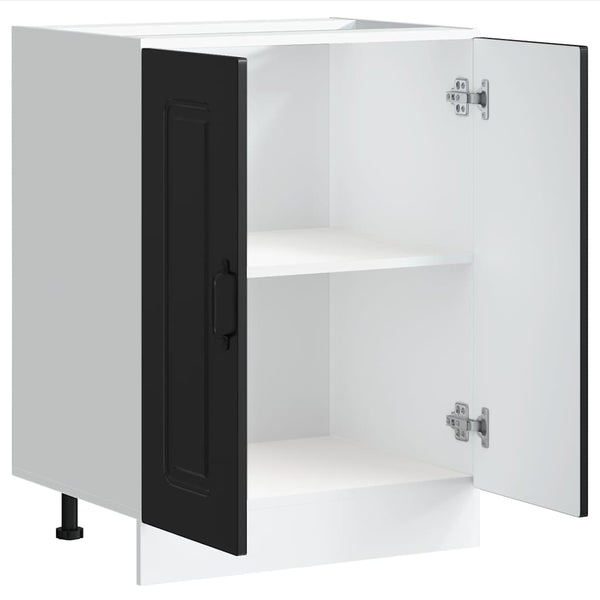 Spülenunterschrank Kalmar Schwarz 60 cm