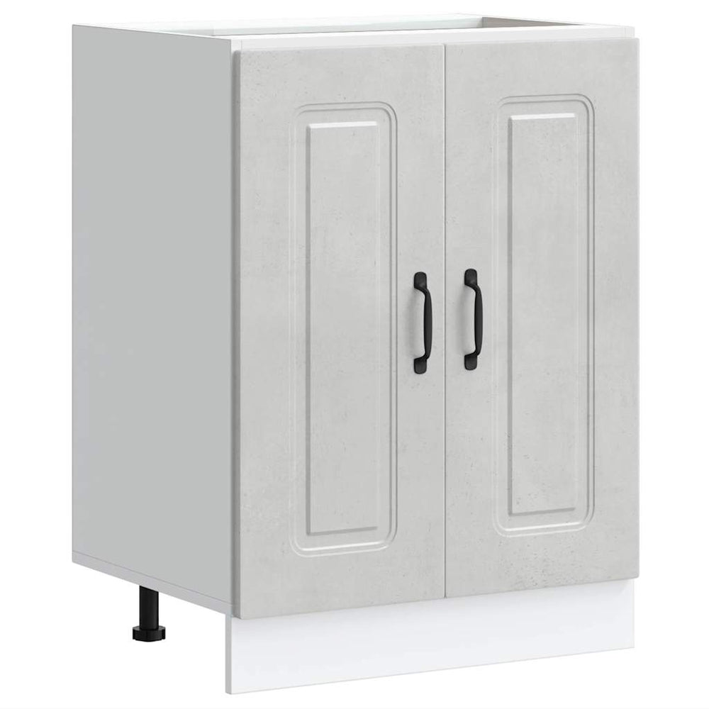 Spülenunterschrank Kalmar Betongrau 60 cm