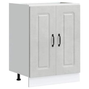 Spülenunterschrank Kalmar Betongrau 60 cm