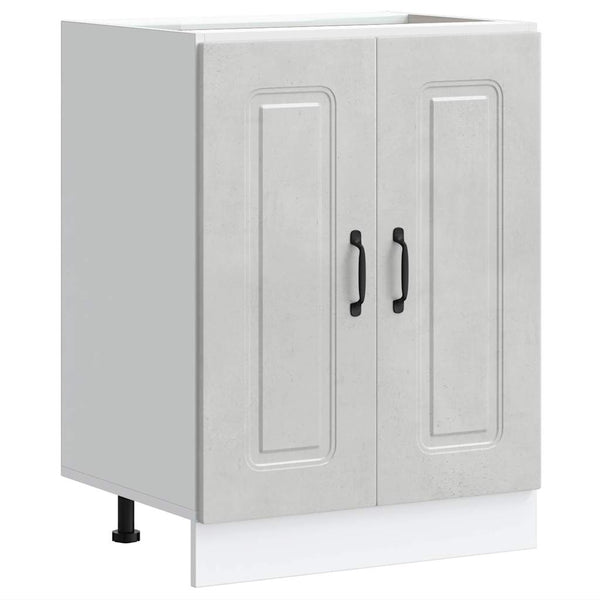 Spülenunterschrank Kalmar Betongrau 60 cm