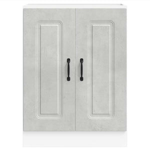 Spülenunterschrank Kalmar Betongrau 60 cm