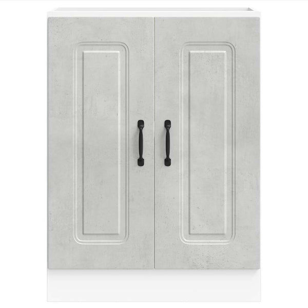 Spülenunterschrank Kalmar Betongrau 60 cm