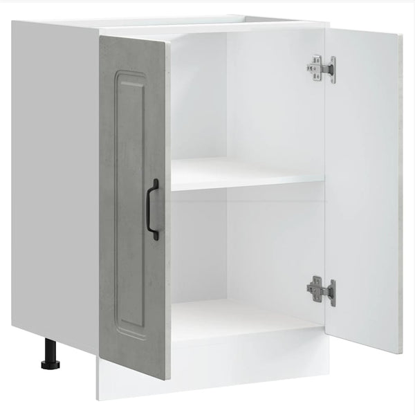 Spülenunterschrank Kalmar Betongrau 60 cm