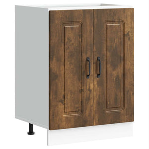 Spülenunterschrank Räuchereiche 60 cm