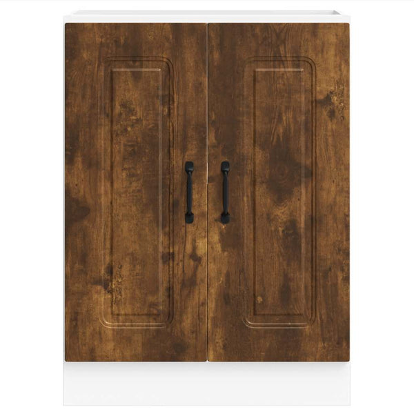 Spülenunterschrank Räuchereiche 60 cm