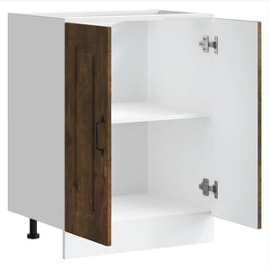 Spülenunterschrank Räuchereiche 60 cm