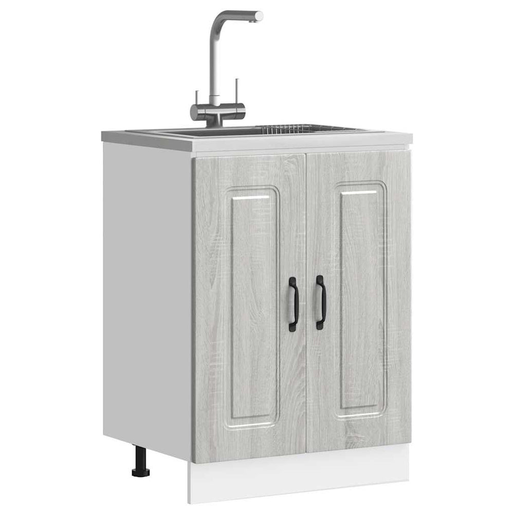 Spülenunterschrank Kalmar Grau Sonoma 60 cm