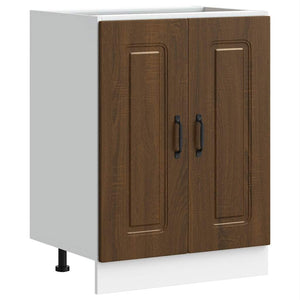 Spülenunterschrank Kalmar Eiche Braun 60 cm