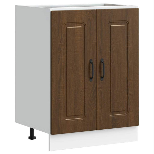 Spülenunterschrank Kalmar Eiche Braun 60 cm