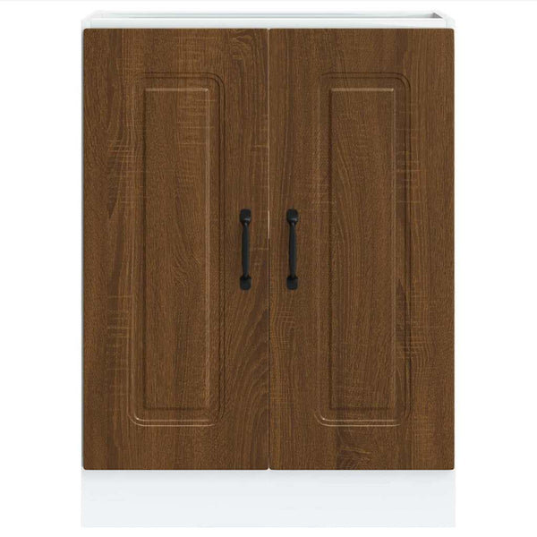 Spülenunterschrank Kalmar Eiche Braun 60 cm
