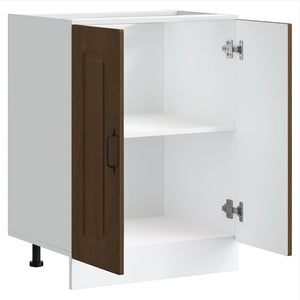 Spülenunterschrank Kalmar Eiche Braun 60 cm