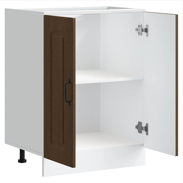 Spülenunterschrank Kalmar Eiche Braun 60 cm