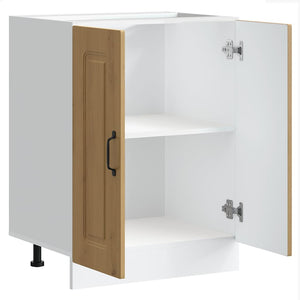 Spülenunterschrank Eiche 60x46x81,5 cm